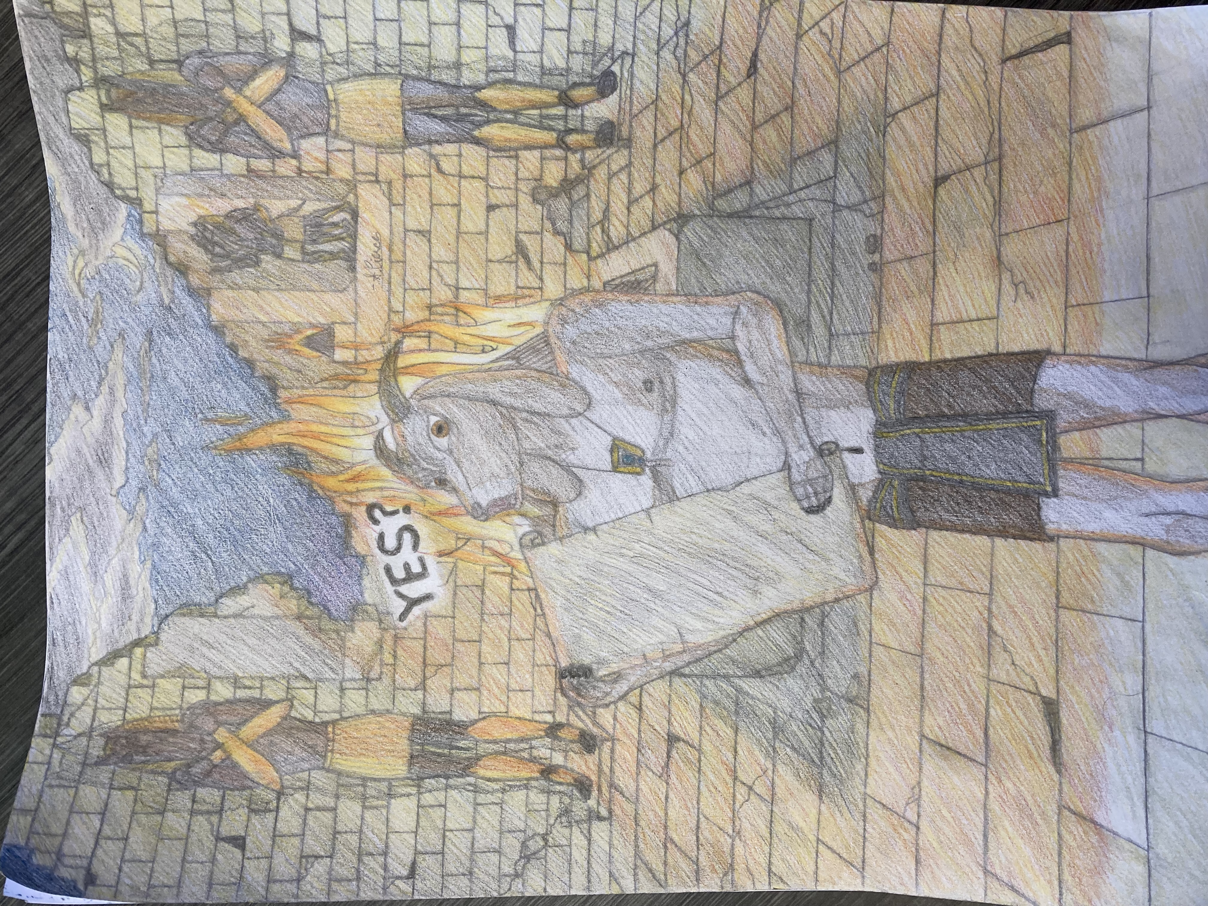 Egyptian Nubian Goat (Comm. for Max)